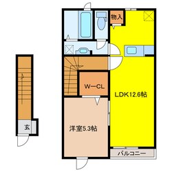 リュニック唯１の物件間取画像